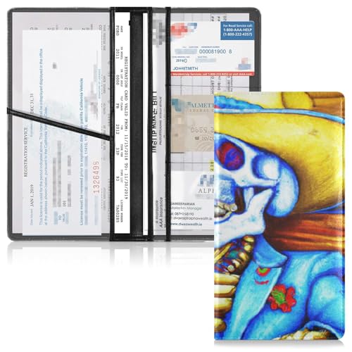 Organizador para documentos de cuero miniatura 6