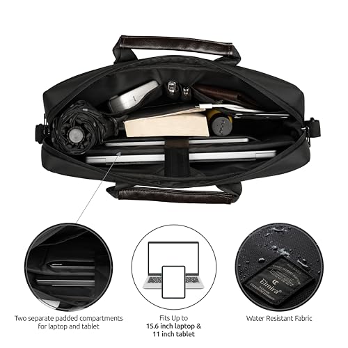 ELMIRA Laptop Messenger Bag for Men & Women – Stylish Office Bag, 15.6 Inch Executive Laptop Side Bag4