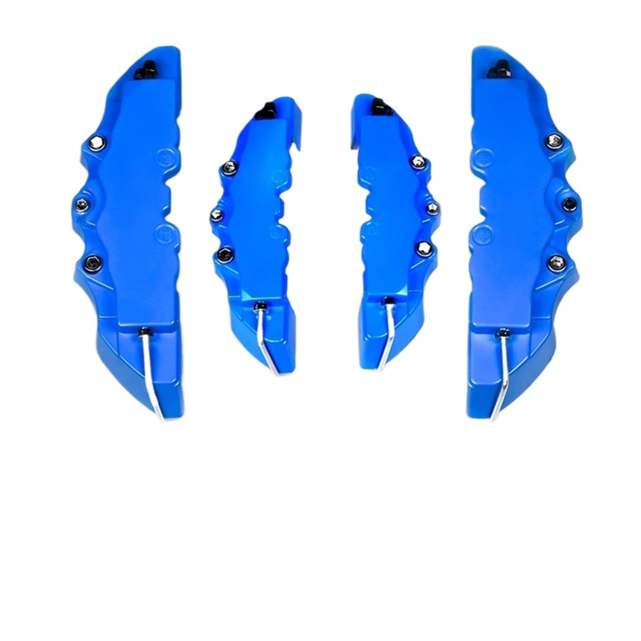 Osłona Zacisku Samochodowego 4 sztuki 3D ABS osłony zacisku hamulcowego, tarcza hamulcowa ochronna pasująca do Seata Ateca Leon Altea Cupra Arona(4Pcs M and S Blue)