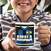 Samunshi Tazza Da Collezione Con Scritta Football 'Ich Denke An Football' – Idea Regalo Per Appassionati