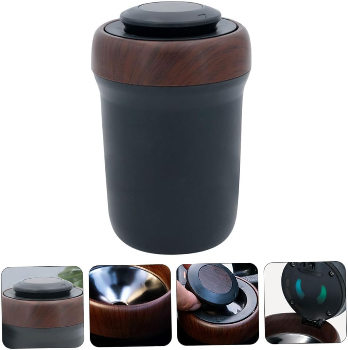 Ashtrays for Smokers Indoor Car Ashtray Lighter Usb Rechargeable Easy Clean Car Home Office for Dad