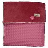 Koeka Oslo - Manta para Cuna, Color Fucsia y Cereza