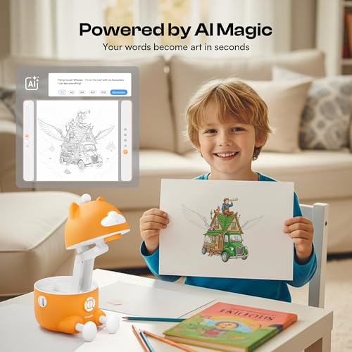 image for Caydo T3 Smart Drawing Projector with AI Magic, Step-by-Step Learn to 