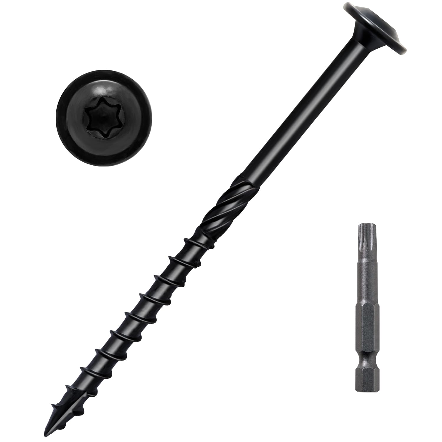 LIONMAX Lag Screws - 3 Inch, 50 PCS -9
