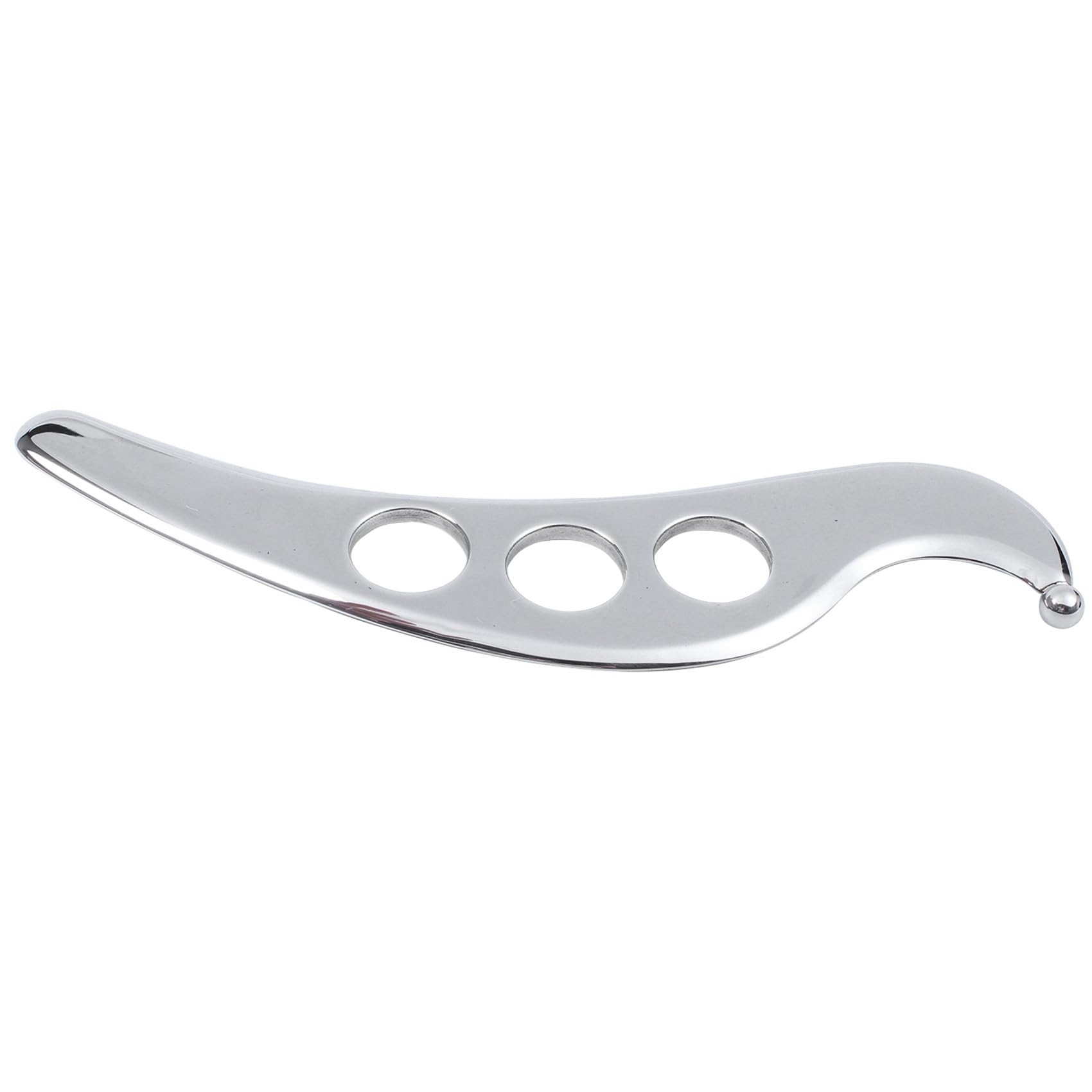 Herramienta masajeadora de placa Gua Sha Guasha de acero inoxidable, raspador, terapia física, máquina de masaje meridiano muscular suelto, 5 unidades