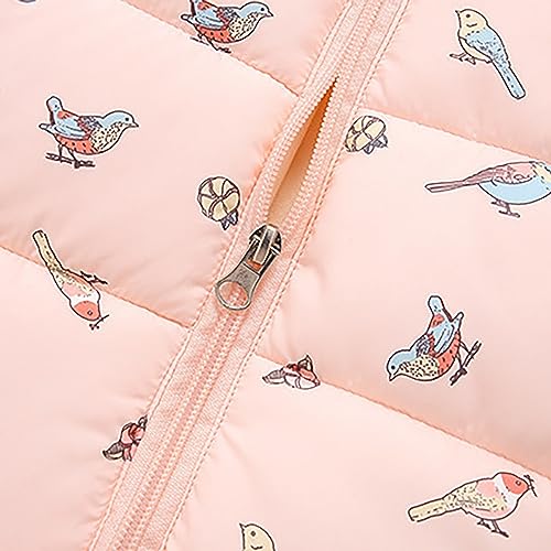 Baby Boys Girls Winter Coat Hooded Puffer Jacket Fleece Lined Bubble Coat Zipper Cute 𝐂artoon Toddler Kid Clothes3