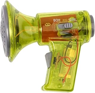 XDDCDH 1PC Funny Handheld Speaker with 3 Different Voices Child Multi Voice Changer Amplifier Megaphone Kids Educational Toy Present (Color : C)