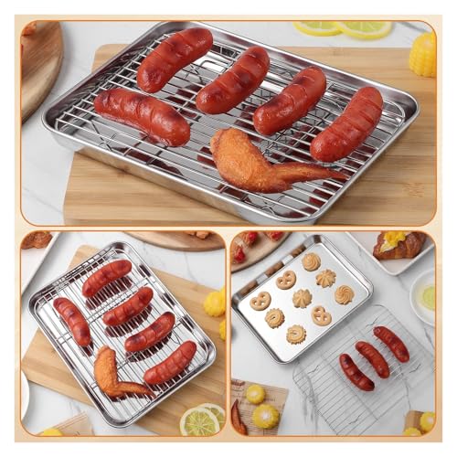 Feuilles de cuisson avec support de refroidissement pour vos pâtisseries maison dimanche - 5