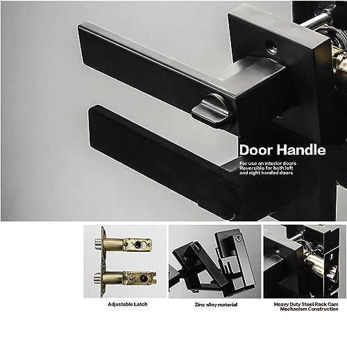 Exterior-Door-Lock-Set-with-Deadbolt-Front-Door-Handle-Set-with-Deadbolt-Door-Levers-Single-Cylinder-Deadbolt-Set-Keyed-Alike-Heavy-Duty-Keyed-Entry-Handles-LocksetsMatte-Black2Pack