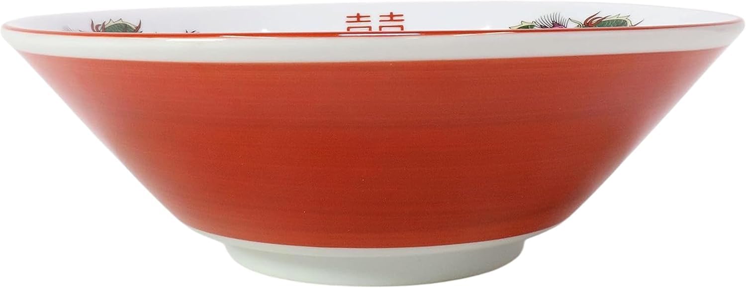 せともの本舗 赤巻三ッ竜 切立6.3丼 【 ラーメン丼 】20個 Amazon.co.jp: 赤巻三ツ竜切立6.3丼 [ 直径19.5x高さ7cm 容量 850ml