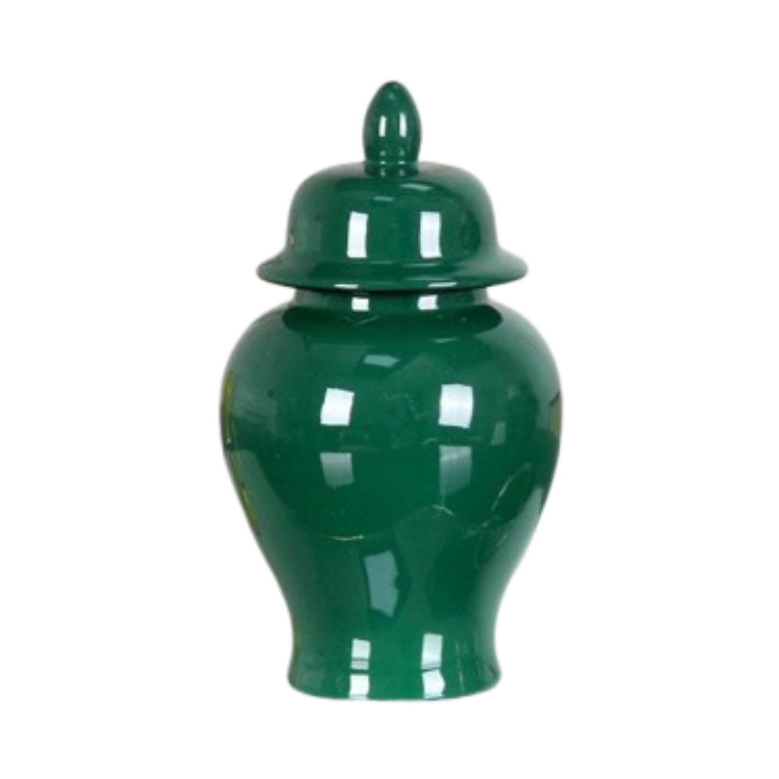 Vase en céramique de porcelaine fine misppro de 10x21 cm avec couvercle amovible