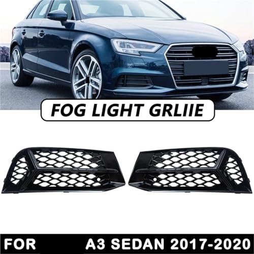 Maille hexagonale compatible Audi A3 protection calandre phare antibrouillard