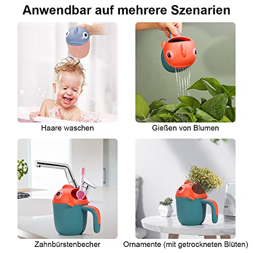 LdawyDE Haare Waschen Kinderschutz Haarwaschbecher Baby- und Kinder-Haarwaschbecher - Einfach und Interessant Haare waschen- Der perfekte Haarwaschbecher für Babys und Kleinkinder
