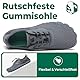 SAGUARO Badeschuhe Herren Wasserschuhe Damen Schwimmschuhe Schnelltrocknende Barfußschuhe Aquaschuhe Strandschuhe Leicht Neoprenschuhe Surfschuhe rutschfeste Tauchschuhe Poolschuhe Dunkelgrau,Gr.42