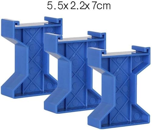 Miniatura 4 de 3 unids/set tren puente muelles de madera ferroviario accesorios modelo puente tren, estilo A azul