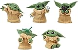 ZKTSRY 5-Pack Baby Yoda Gifts - 2.2-Inch Anime Action Figure Model, Action Figures Suitable for Movie Fans of All Ages