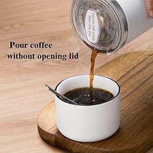 Portable Coffee Maker 8 OZ - Single Serve Coffee Percolator - Tea Maker - Electric Kettle - 304 Stainless Steel - AC 110-120V White Suitable for Indoors Portable Coffee Maker 8 OZ Single Serve Coffee Percolator Tea Maker Electric Kettle 304 Stainless Steel AC 110 120V White Suitable for Indoors