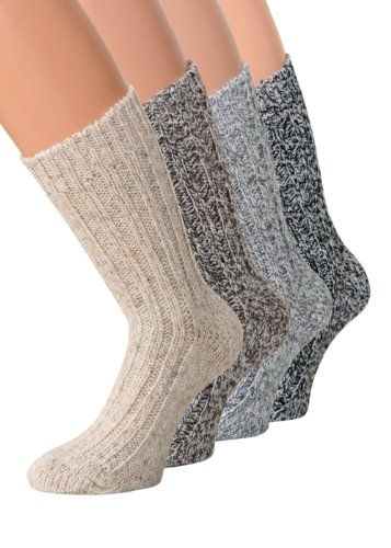 kb-Socken 2u00a0pares de calcetines superweiche Hombre y Mujer Noruego de lana con lana tamaño 43u00a0u0096u00a046
