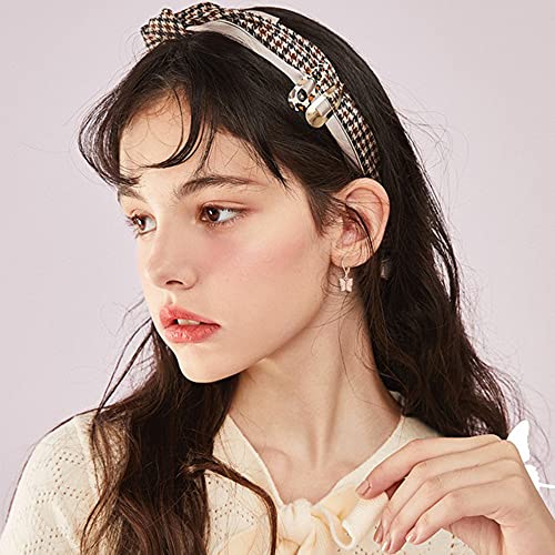 Cinily Butterfly Dangle Leverback Earrings For Women Girls Opal Drop Earrings For Sensitive Ears Rose Gold Plated Cute Jewelry #TOP3