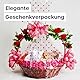 volila Geschenkfolie Transparent (Rote Punkte) – 40cm x 15m Cellophanfolie für Geschenkkörbe – 3mm Dicke Vielseitig Einsetzbare Klarsichtfolie für Blumensträuße, Floristenfolie, Essenspaket (1 Rolle)