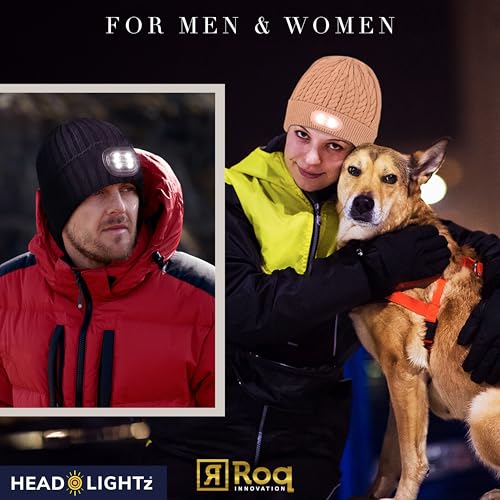 Image of HEAD LIGHTZ Adults Beanie with Light