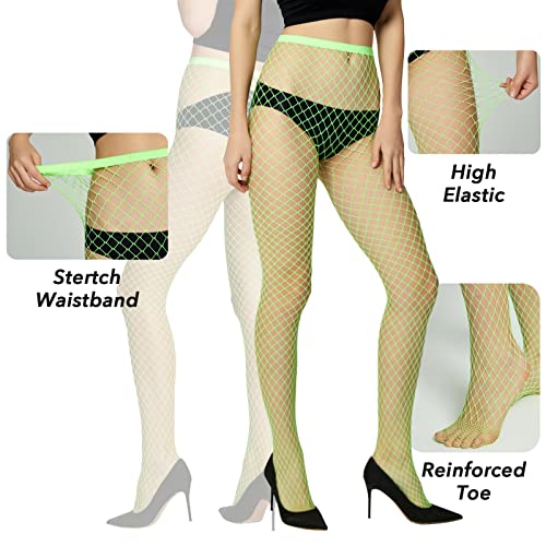 Image of Fishnet Stockings Lace Patterned Tights High Waist Pantyhose Fishnets for Women