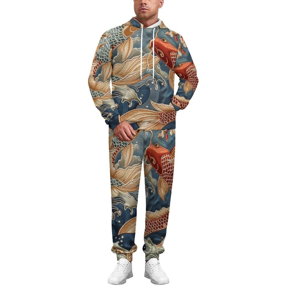 Jogging homme poisson 3D ample en taille XXL pour bouger sans gêne - 8