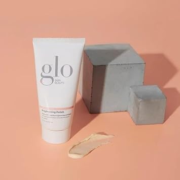 Glo Skin Beauty Brightening Skin Polish | Brightens and Refreshes Skin to Enhance the Absorption of Natural, Effective Brighteners | Gentle exfoliating face scrub, brightens dull skin, evens skin tone, vitamin C, sensitive skin safe, skincare essential