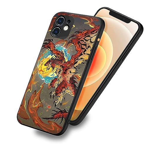 モンスターハンター スマホ ケース iphone16proケース スマホカバー 全機種対応 炎王龍 iphone16 pro ケース モンスターハンター ライズ おしゃれ すまほけーす 耐衝撃 かわいい 防水ケース カメラレンズ保護 イヤレス充電対応 男女