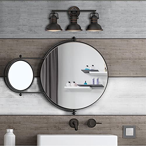 Westinghouse-6116200-Boswell-Vintage-Style-Three-Light-Indoor-Vanity-Light-Fixture-Oil-Rubbed-Bronze-Finish-with-Highlights-Frosted-Prismatic-Acrylic-Lens Westinghouse 6116200 Boswell Vintage Style Three Light Indoor Vanity Light Fixture Oil Rubbed Bronze Finish with Highlights Frosted Prismatic Acrylic Lens