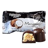 Dark Chocolate Covered Coconut Macaroons from Righteously Raw - Pure Organic Dark Chocolate with a...