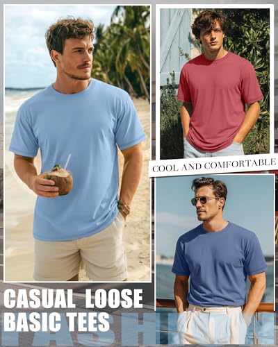 Image of Neer 3 Pack Big and Tall T-Shirts for Men L-7xl Tops
