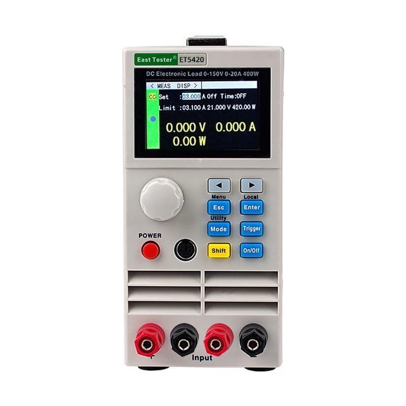 ET5420 Probador de batería Profesional Programable DC Carga Electrónica Indicador de Batería Monitor de Batería USB Tестер Probador de carga