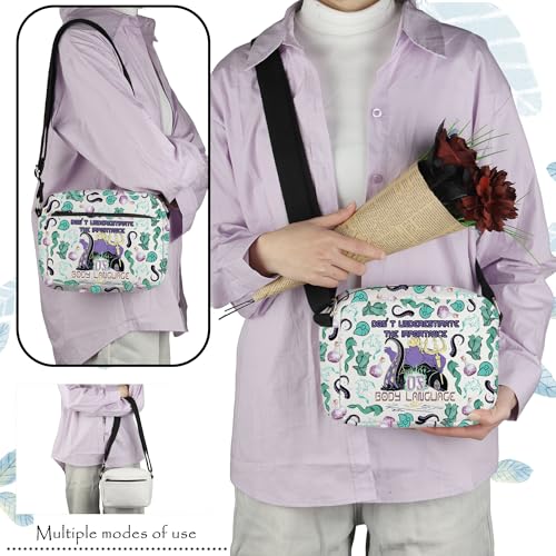 TOBGBE Sea Witch Merch Gifts Villains Witch Crossbody Bag for Fans Don't Underestimate The Importance Of Body Language3