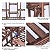 Ufine 9 Tier Wood Plant Stand Carbonized Flower Rack 17 Potted Organizer Tall Plant Display Shelf for Indoor Outdoor Patio Garden Corner Balcony Living Room Kitchen