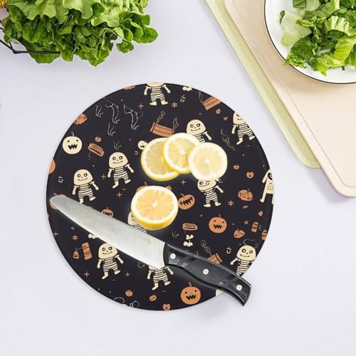 Planche à charcuterie imprimée pour éviter les taches avec motif Halloween mignon - 5
