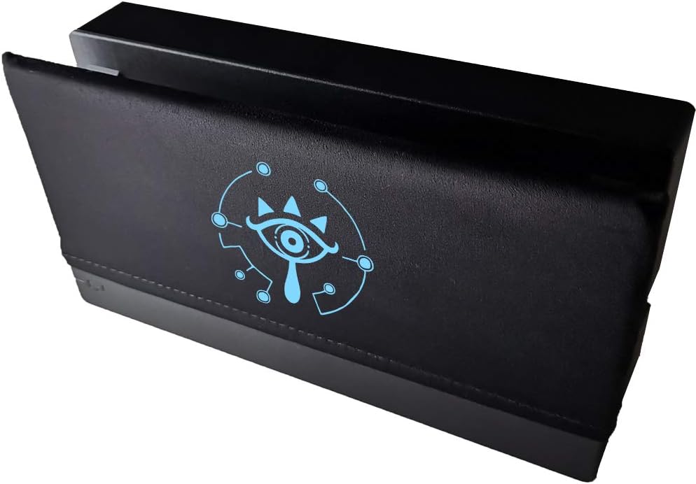 Jamont Switch Dock Sleeve Compatible with Nintendo Switch Dock Set, Switch Dock Socks Covers Switch HDMI Dock Station Skin, Switch Dock Cover Gift Anti Scratch Dust, Black / Blue