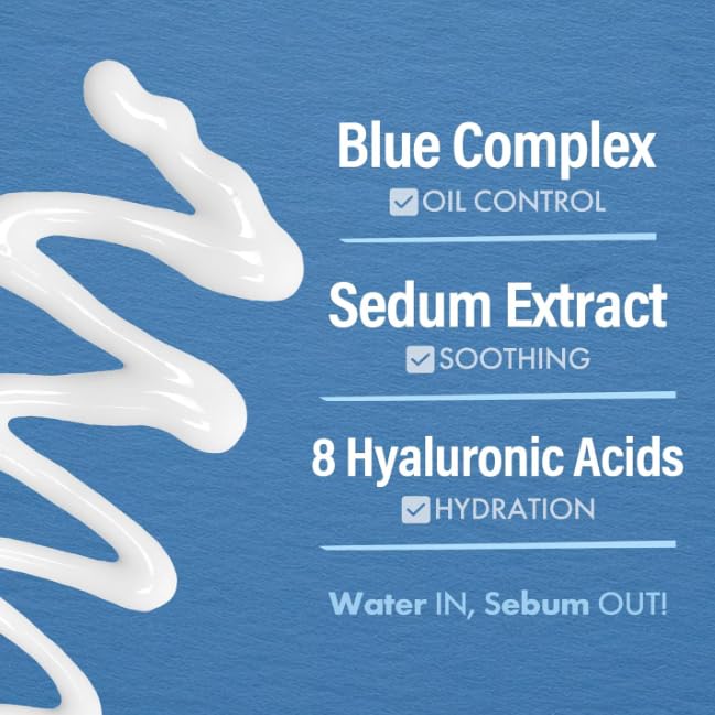 DASHU Blue Sedum Lotion | Korean Day & Night Face Lotion Barrier Repair Moisturizer, 8 Hyaluronic Acids 5.07 fl oz - Image 5