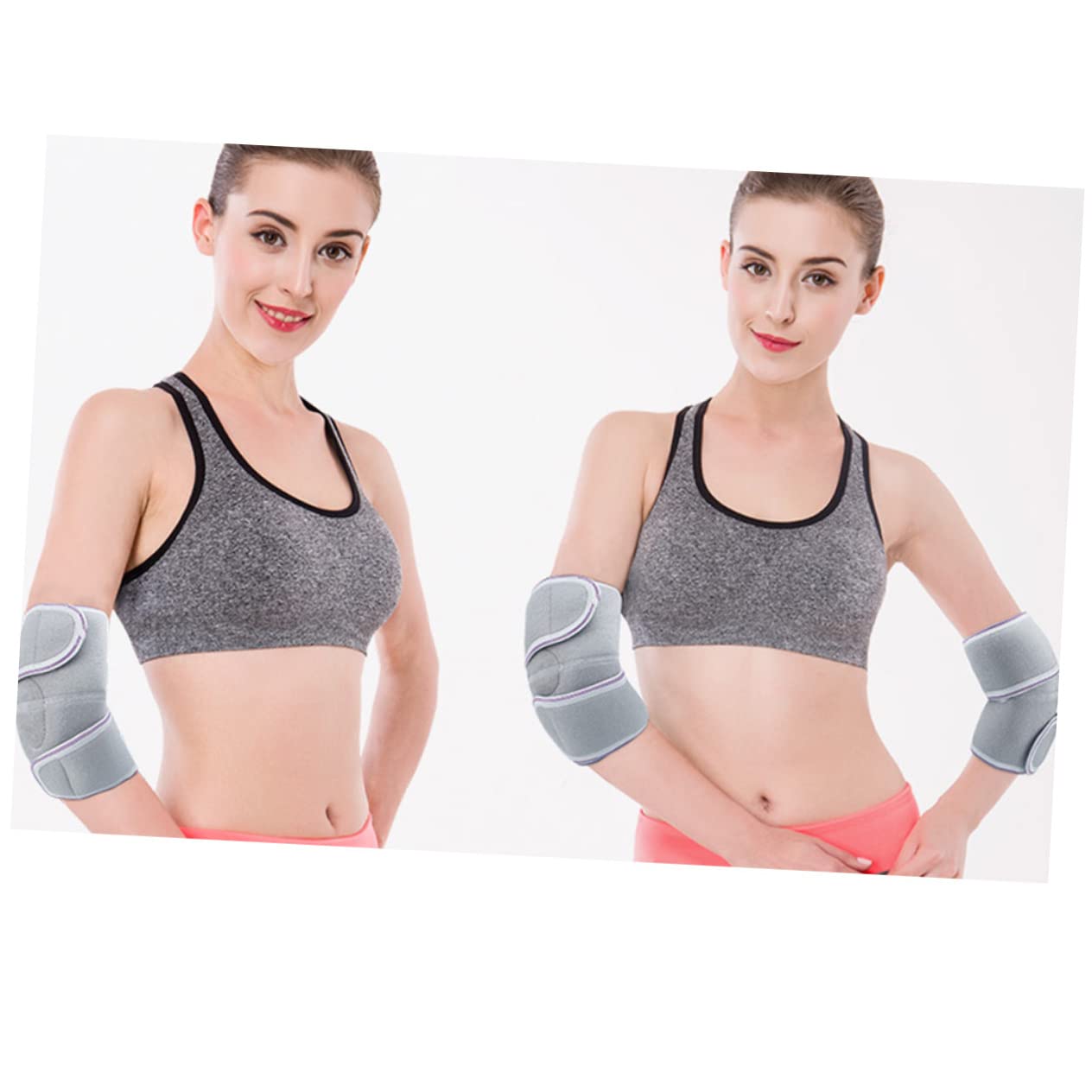 WOFASHPURET 1 Pair Self-heating Knee Pads Therapy Supportive Warmers Gym Patella Cold Supports Relief Work Men Knee Warmer Compression Support for Running Joint Neoprene Thermal Knee Pad Grey