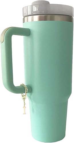 Miniatura 33 de Tovly 2PCS Letter Charm Accessories For Stanley Cup A-Z ID Initial Pendants Personalized Charms For Stanley Tumbler Handle