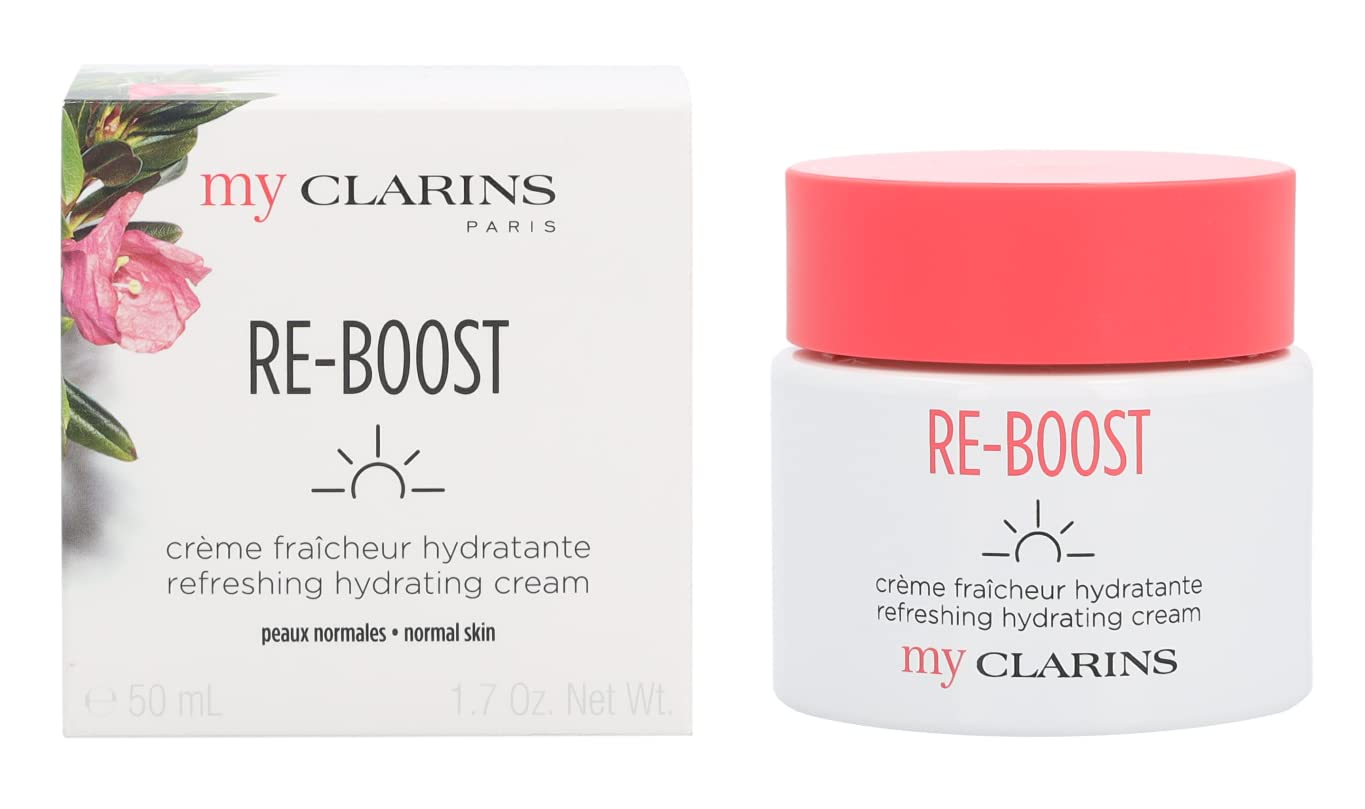 My Clarins Re-Boost Refreshing Hydrating Cream | Boosts Radiance, Smoothes Skin Texture and Mattifies | Vegan | Paraben-Free | Sulfate-Free | Phthalate-Free | All Skin Types | 1.7 Ounces