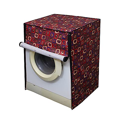 Image of Lithara Waterproof Front Load Washing Machine Cover For 6 kg, 6.2 Kg, 6.5 Kg, 7 Kg (Design 72)