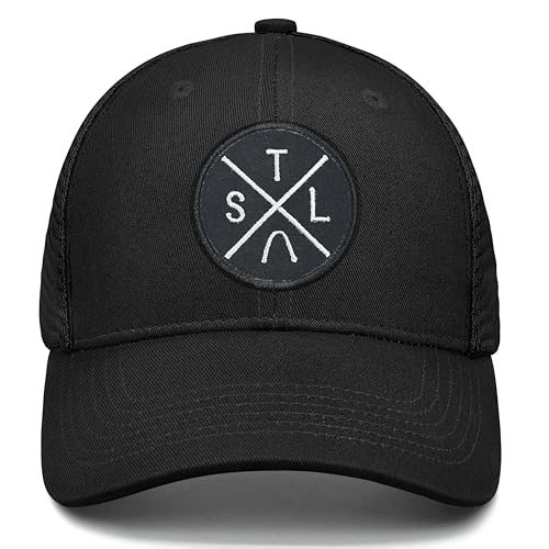 STL St.Louis Trucker Hat for Men & Women & Unisex Mesh Unite State City Adjustable Baseball Cap