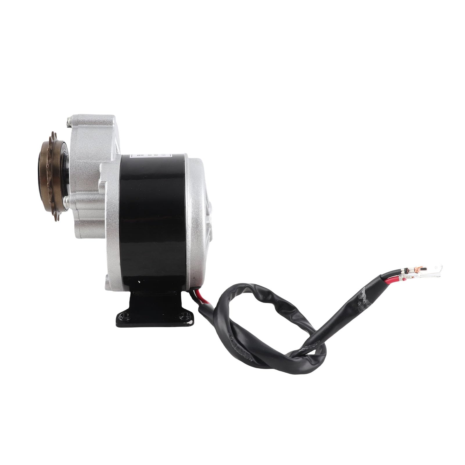 Motor de Engranaje 12V 250W, 2950 Rpm Reducción de Cepillo de CC Motor Eléctrico con 16 Dientes Rodadas para Bicicleta Eléctrica, Scooter, Ciclomotor, ATV