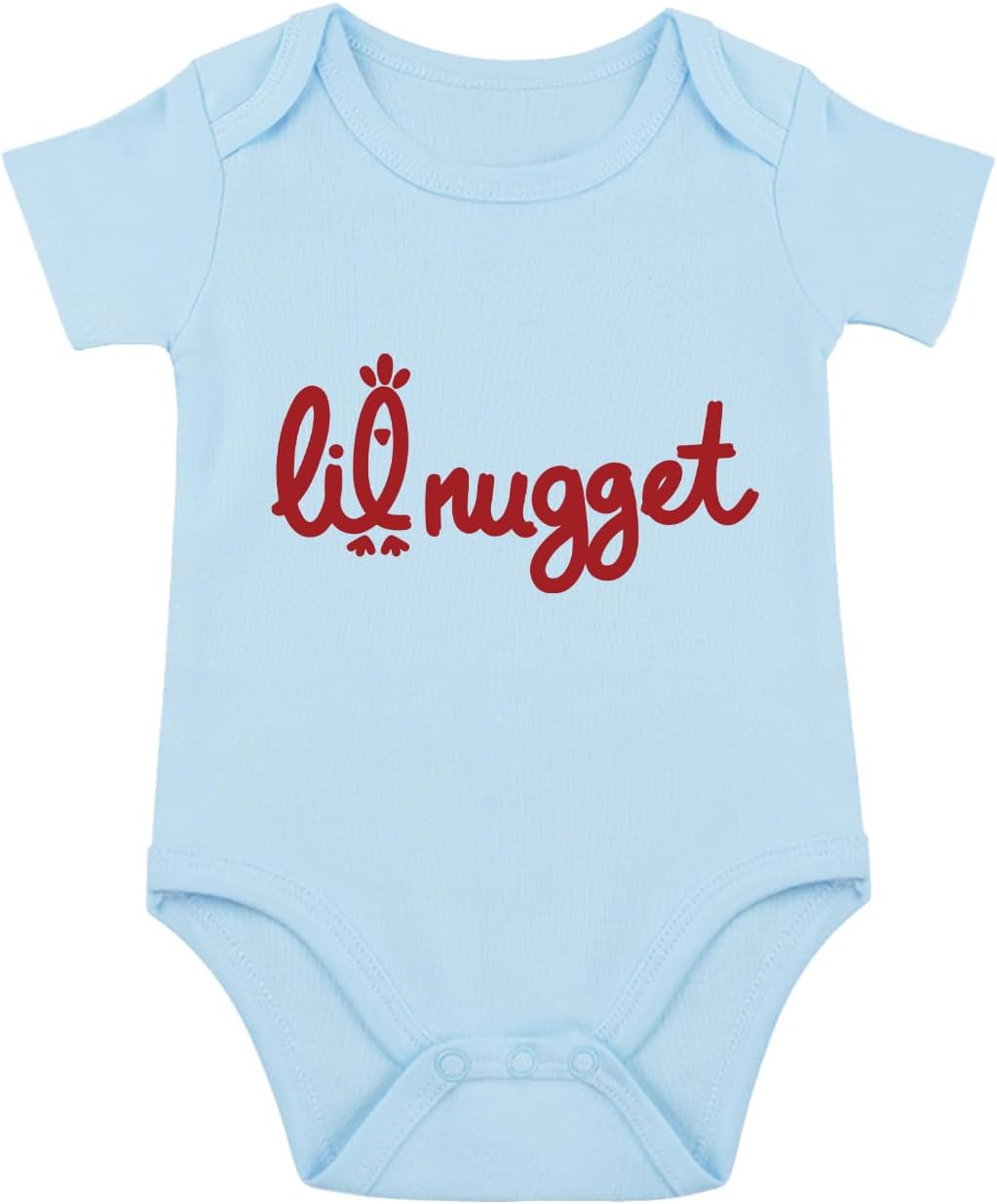 Little Nugget Bodysuit Baby Funny Lil Nugget Baby Bodysuit Chicken Bodysuits Boy Girls Clothes