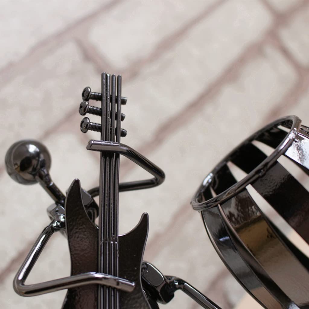 Stiftehalter Stifthalter Stifteköcher Metall Bleistifthalter for Schreibtisch, Kreative Gitarrenstift Halter Schreibtisch Organizer Vase Bleistifttopf Organisation Schreibwaren Lieferungen Stiftköcher