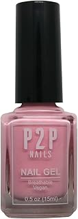 Vegan Pink Nail Gel Polish - Quick Dry Nail Polish - Smooth Texture Nail Gel in Vibrant Colors - Long Lasting Nail Art Gel Polish for all Stylish Women (Blushin' For You!)