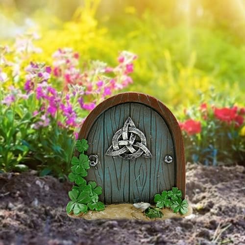 DHinkyoung Fairy Door Miniature Pixie Door Elf Door Enchanted Miniature World Fairy Door Tree Garden...