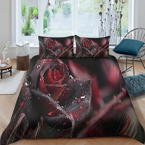Parure de lit hypoallergénique en microfibre douce avec zip - 4