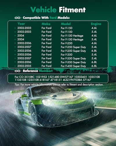 Image of SCITOO AC Compressor fit for ford for F150 4.6L 5.4L 2002 2003 | Fast Cooling, Ultra Low Noise (≤72 dB)Air Conditioner Compressor with Clutch, Easy Installation, 1521952 1521480 DW57167